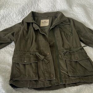 Hollister Olive Utility Jacket